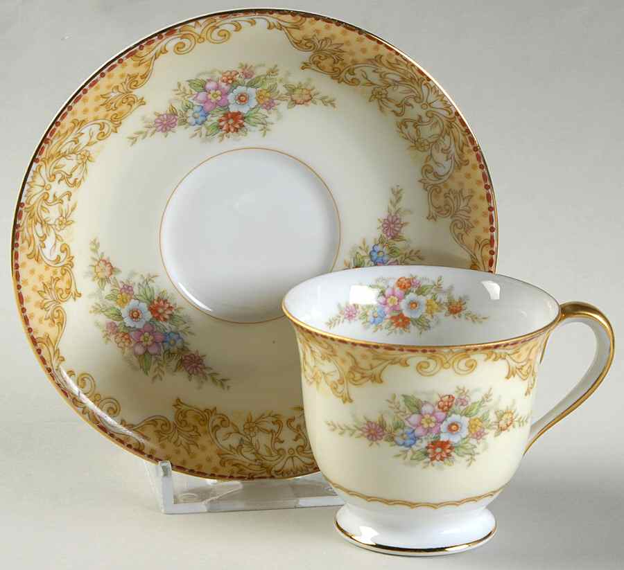 Batista Footed Demitasse Cup & Saucer Set by Noritake-1