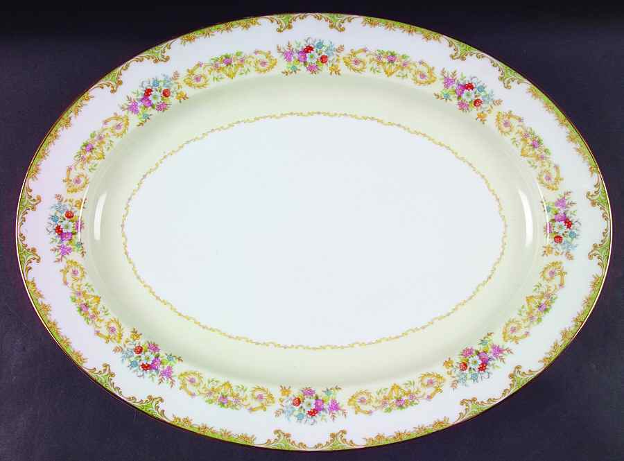 Bayard 16" Oval Serving Platter by Noritake-1
