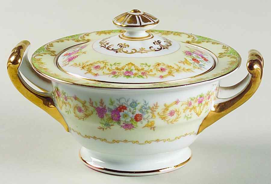 Bayard Sugar Bowl & Lid by Noritake-1