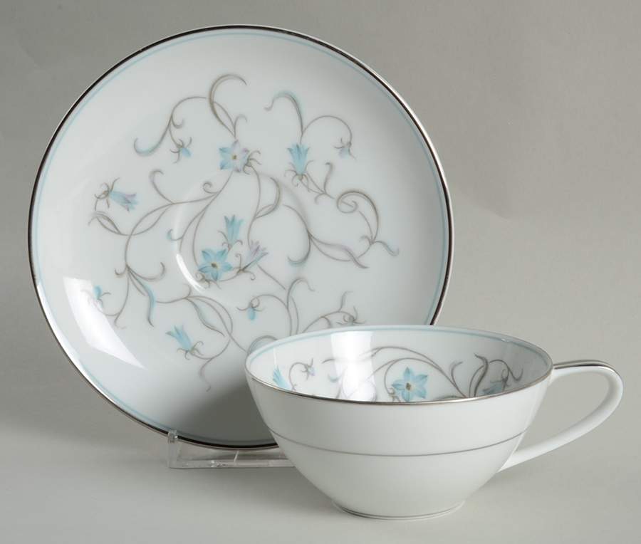 Beaumont Flat Cup & Saucer Set by Noritake-1