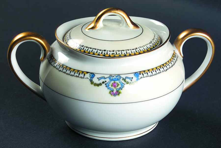 Beaumont Sugar Bowl & Lid by Noritake-1