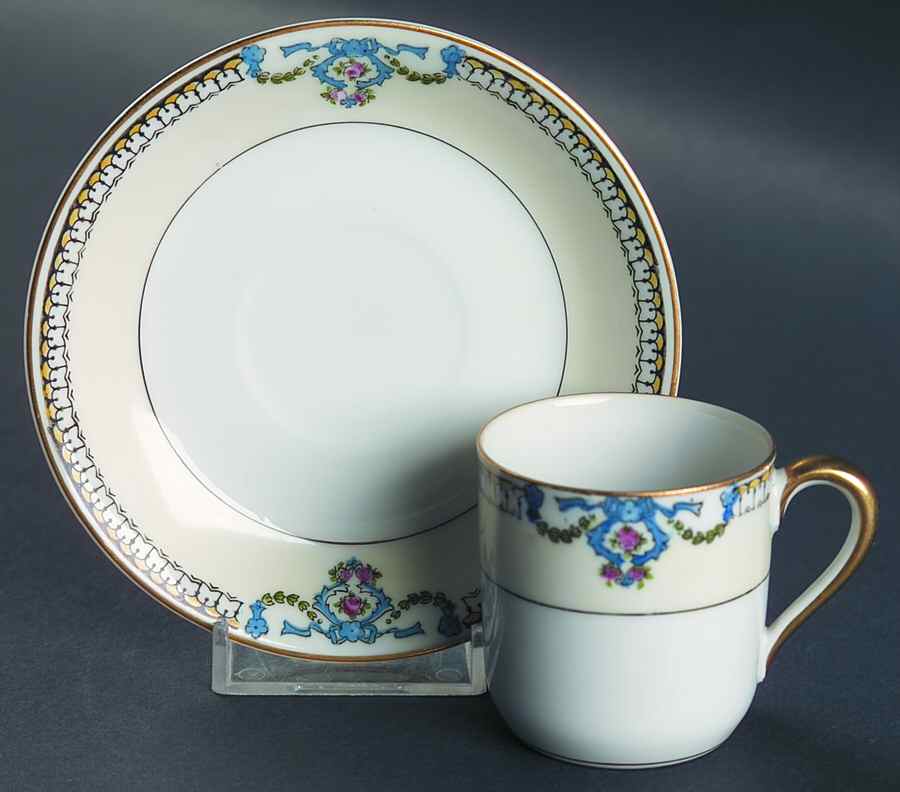 Beaumont Flat Demitasse Cup & Saucer Set by Noritake-1