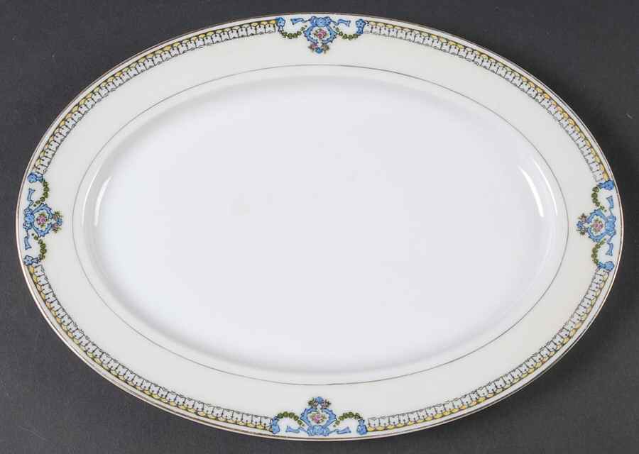 Beaumont 10" Oval Serving Platter by Noritake-1
