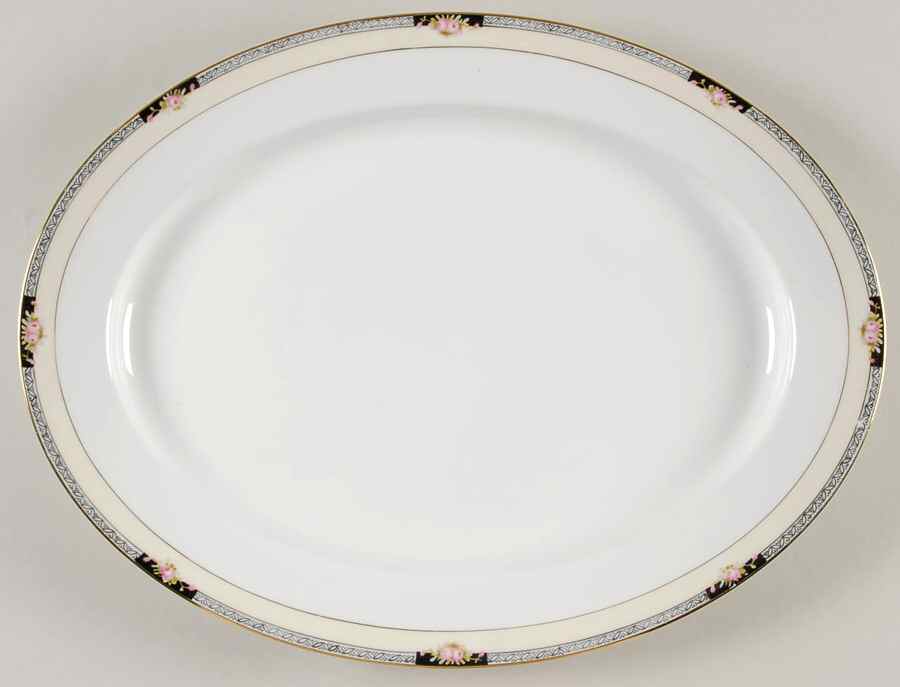 Beechmont 15" Oval Serving Platter by Noritake-1
