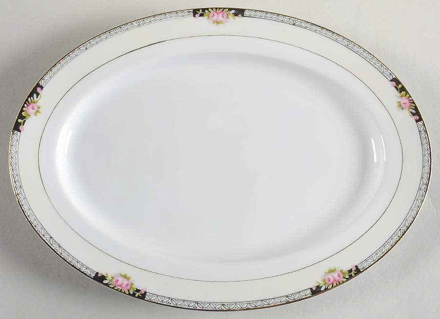 Beechmont 10" Oval Serving Platter by Noritake-1