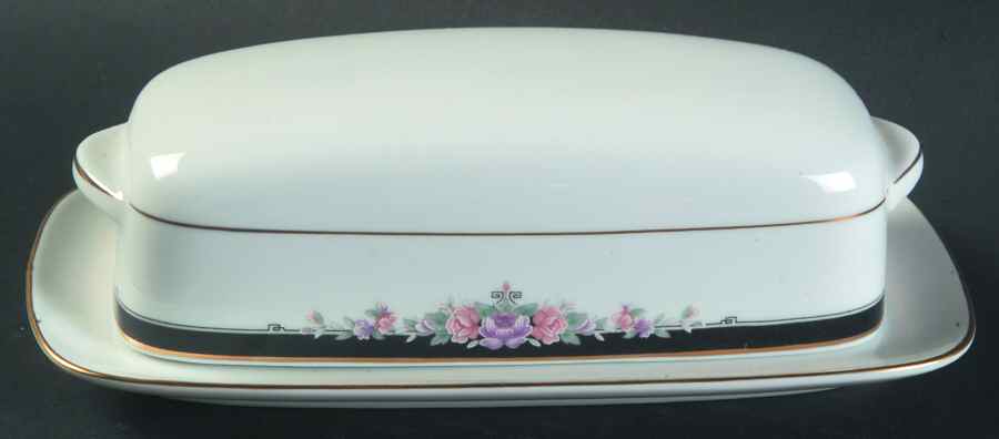 Belle Empress 1/4 Lb Covered Butter by Noritake-1