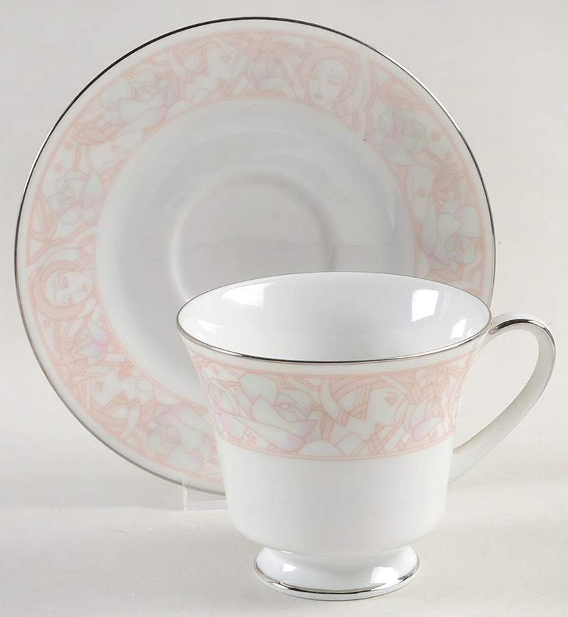 Belle Femmes Footed Cup & Saucer Set by Noritake-1