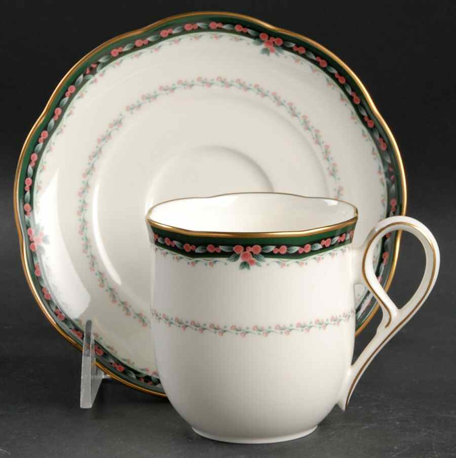 Belcourt Flat Cup & Saucer Set by Noritake-1