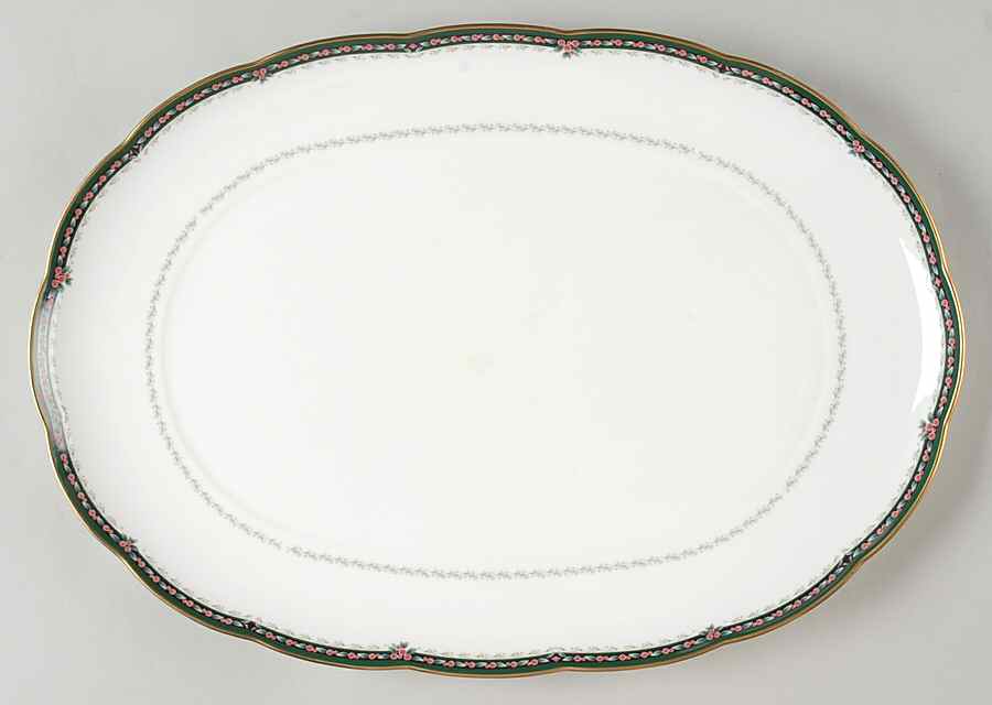 Belcourt 16" Oval Serving Platter by Noritake-1
