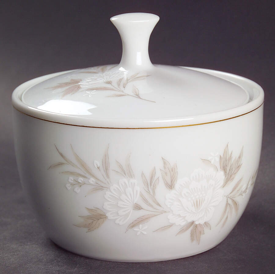 Belda Sugar Bowl & Lid by Noritake-1