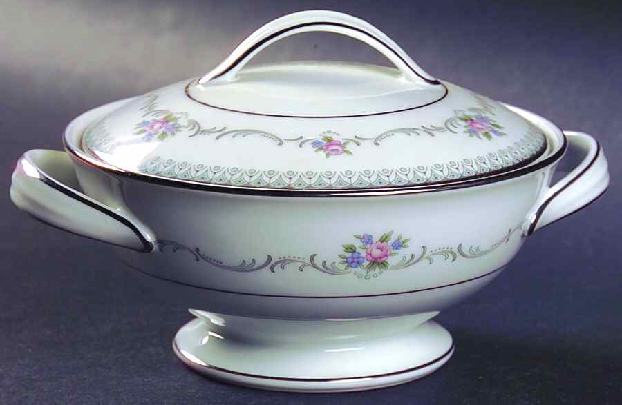 Belfort Sugar Bowl & Lid by Noritake-1
