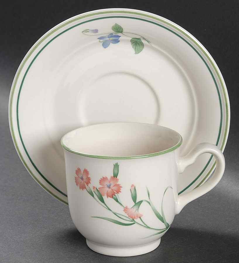 Belgravia Footed Cup & Saucer Set by Noritake-1