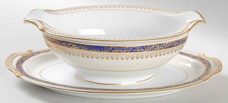 Belinda Gravy Boat with Attached Underplate by Noritake-1
