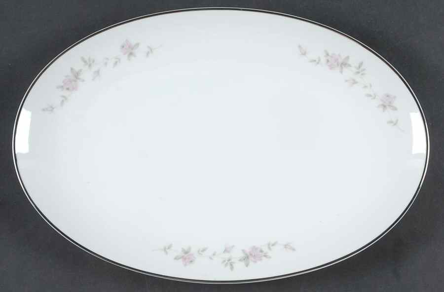 Bellemead 12" Oval Serving Platter by Noritake-1