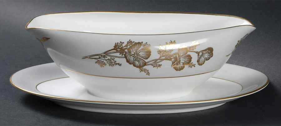 Bella Gravy Boat with Attached Underplate by Noritake-1