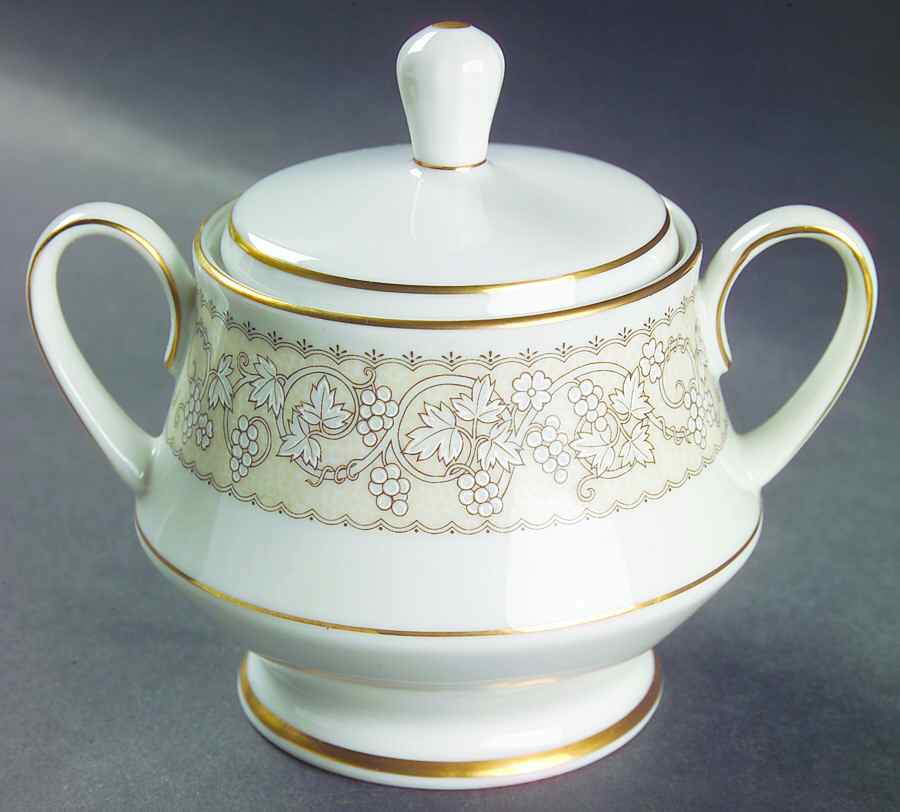 Bella Sugar Bowl & Lid by Noritake-1