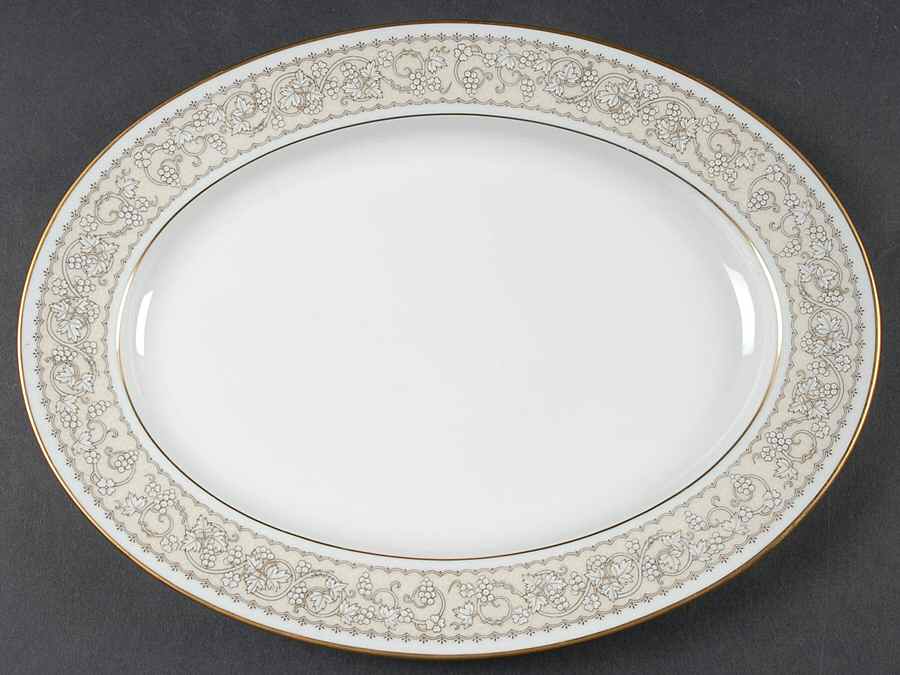 Bella 11" Oval Serving Platter by Noritake-1