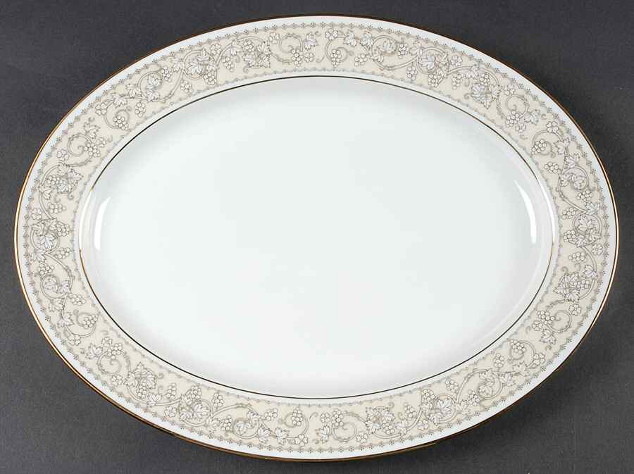 Bella 13" Oval Serving Platter by Noritake-1