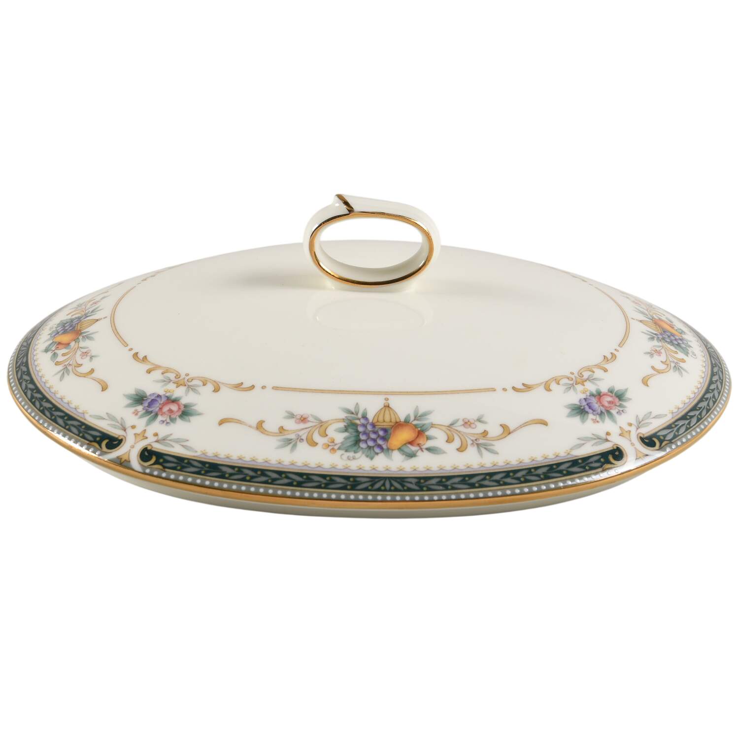 Bellcrest Lid for Oval Vegetable by Noritake-1