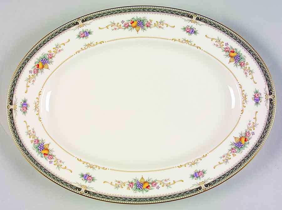 Bellcrest 12" Oval Serving Platter by Noritake-1