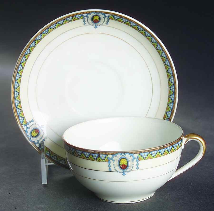 Bellefonte Flat Cup & Saucer Set by Noritake-1