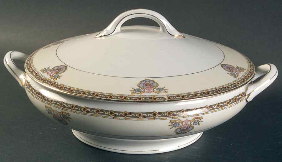 Belleclaire Round Covered Vegetable by Noritake-1