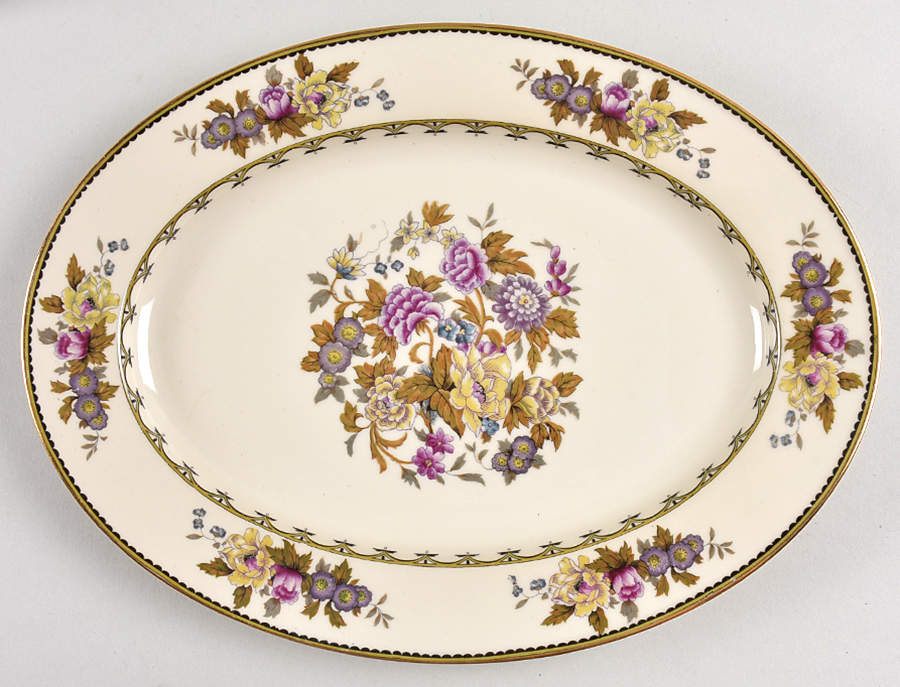 Bellefleur 11" Oval Serving Platter by Noritake-1
