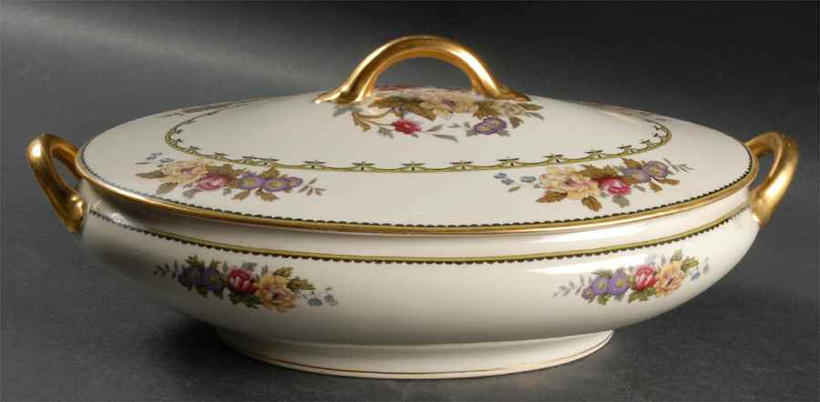 Bellefleur Oval Covered Vegetable by Noritake-1
