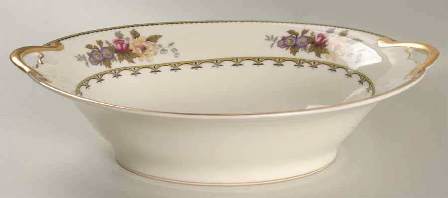 Bellefleur 10" Oval Vegetable Bowl by Noritake-1
