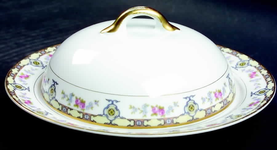 Bellefonte Round Covered Butter by Noritake-1