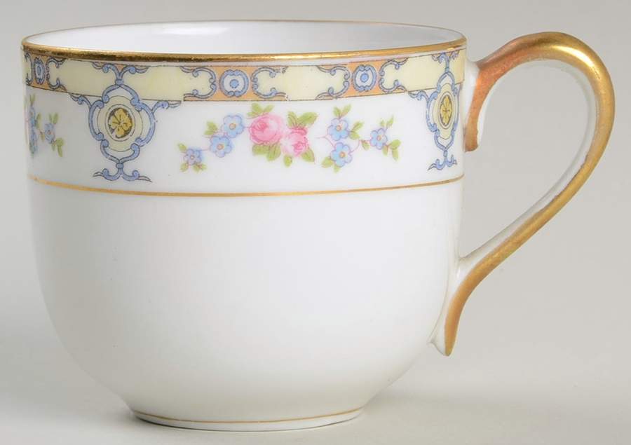 Bellefonte Flat Demitasse Cup & Saucer Set by Noritake-1