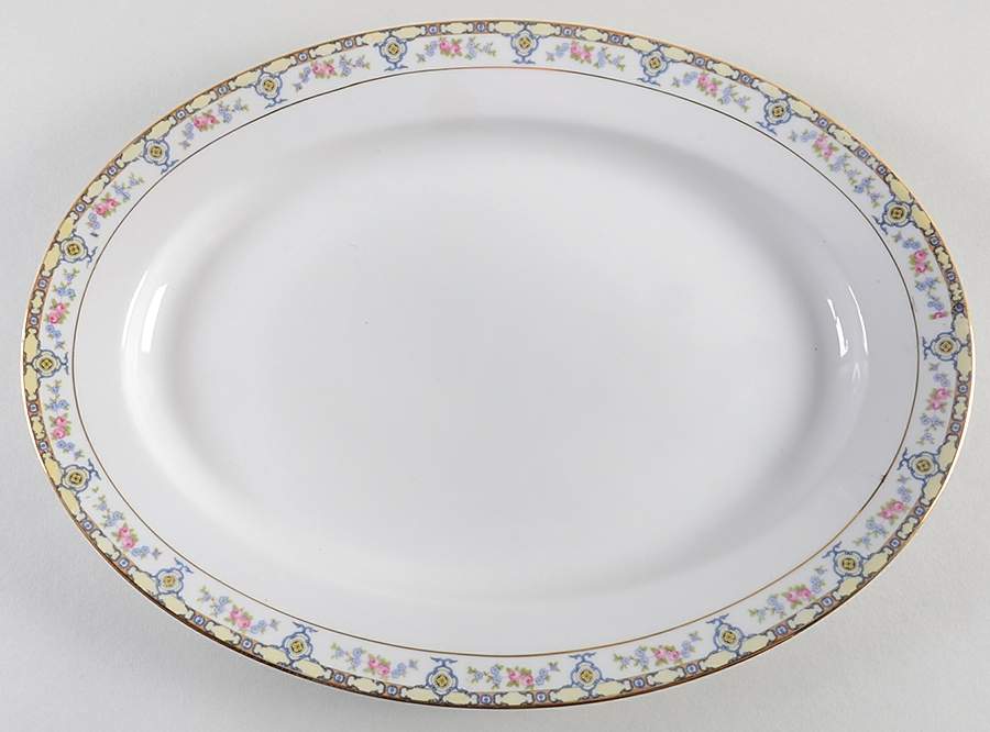 Bellefonte 13" Oval Serving Platter by Noritake-1