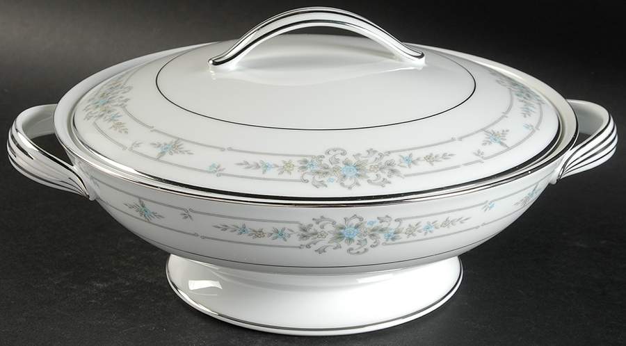 Bellfleur Round Covered Vegetable by Noritake-1