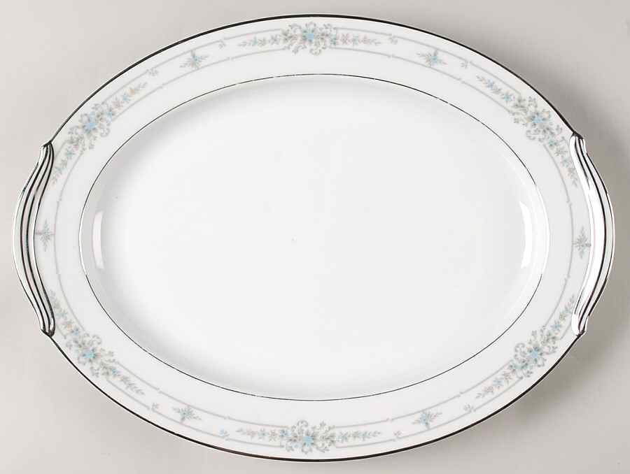 Bellfleur 16" Oval Serving Platter by Noritake-1