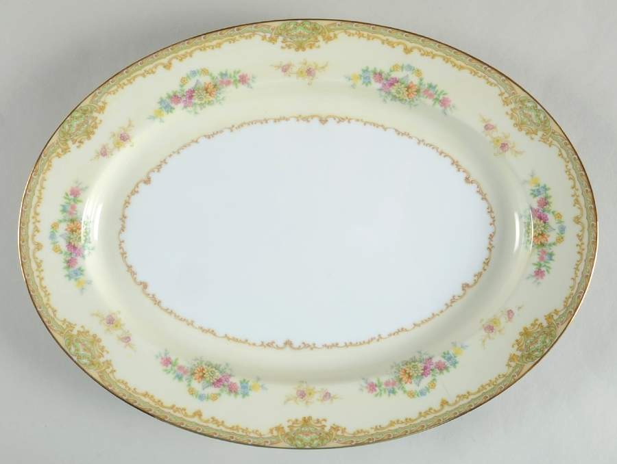 Bellodgia 13" Oval Serving Platter by Noritake-1