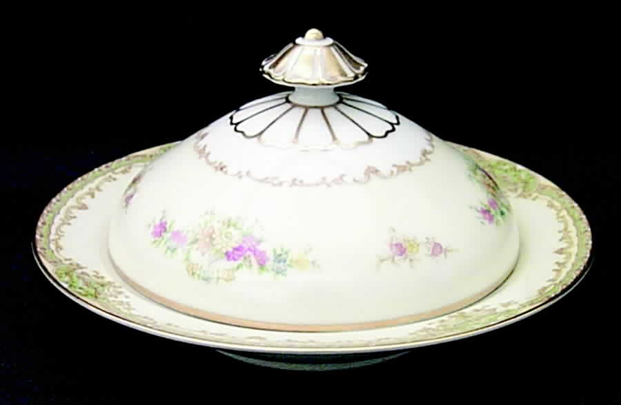 Bellodgia Round Covered Butter by Noritake-1
