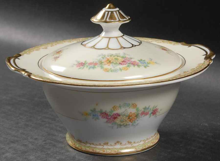Bellodgia Sugar Bowl & Lid by Noritake-1