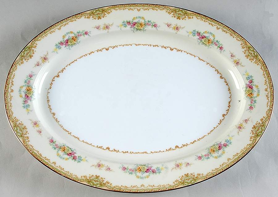 Bellodgia 16" Oval Serving Platter by Noritake-1