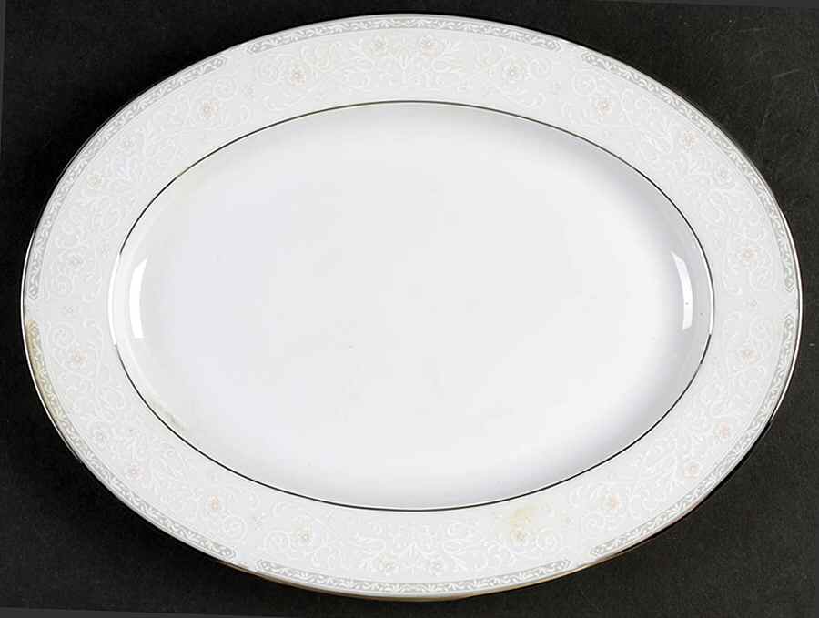Bellville 11" Oval Serving Platter by Noritake-1