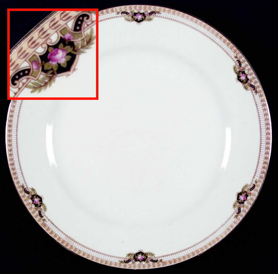 Belmont (Circa 1912) Dinner Plate by Noritake-1