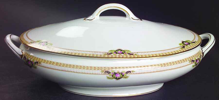 Belmont (Circa 1912) Oval Covered Vegetable by Noritake-1