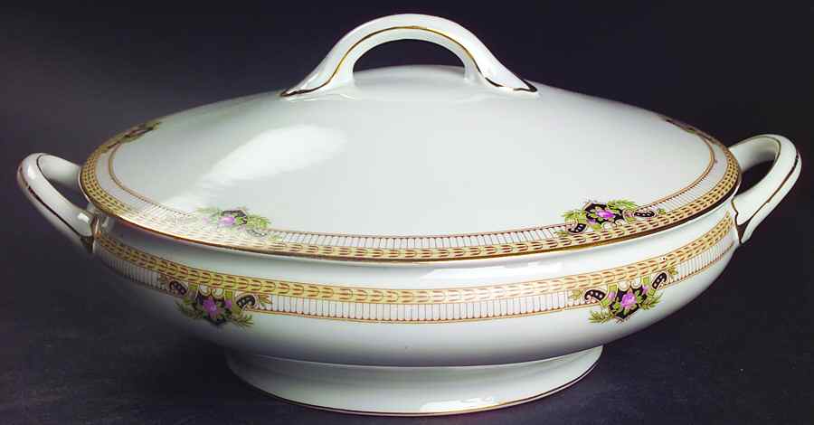 Belmont (Circa 1912) Round Covered Vegetable by Noritake-1