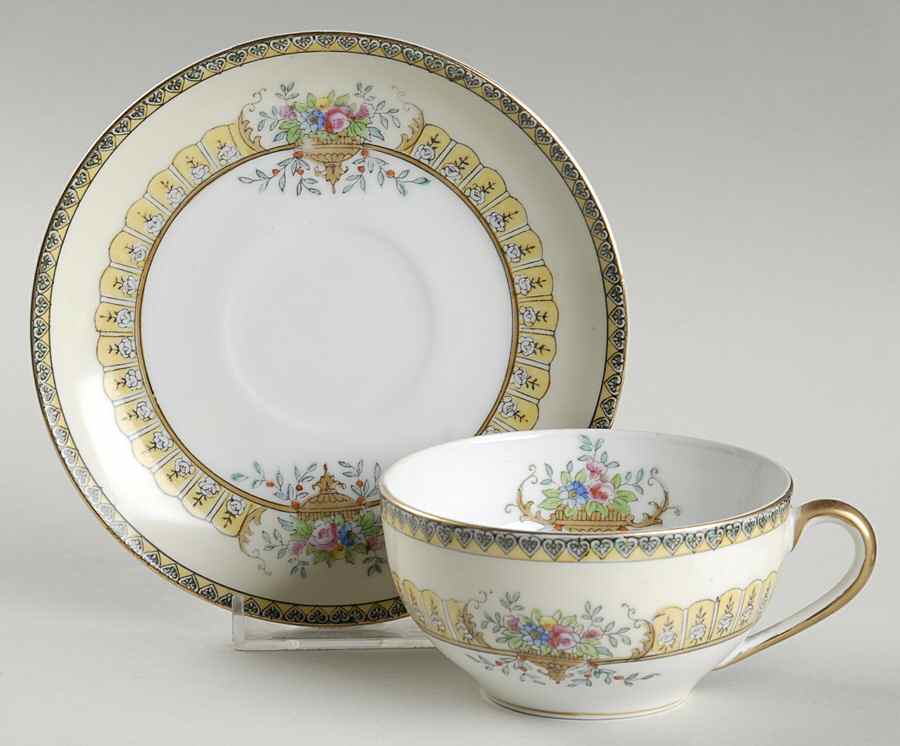 Belmaison Flat Cup & Saucer Set by Noritake-1