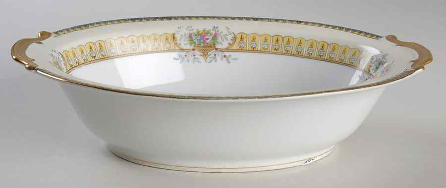 Belmaison 10" Oval Vegetable Bowl by Noritake-1