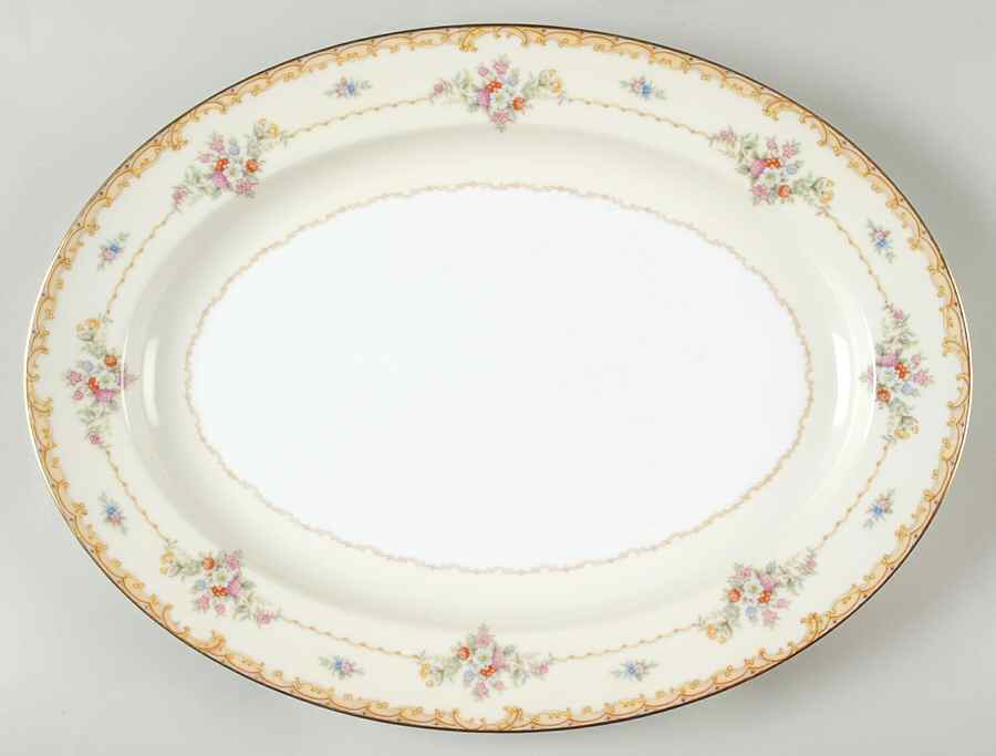 Belvoir 16" Oval Serving Platter by Noritake-1