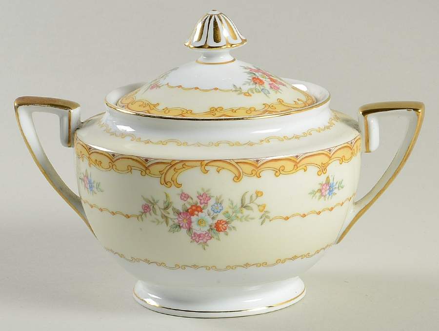 Belvoir Sugar Bowl & Lid by Noritake-1