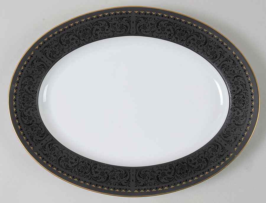 Benedicta 11" Oval Serving Platter by Noritake-1
