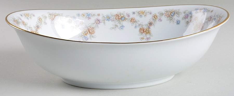 Benita 10" Oval Vegetable Bowl by Noritake-1