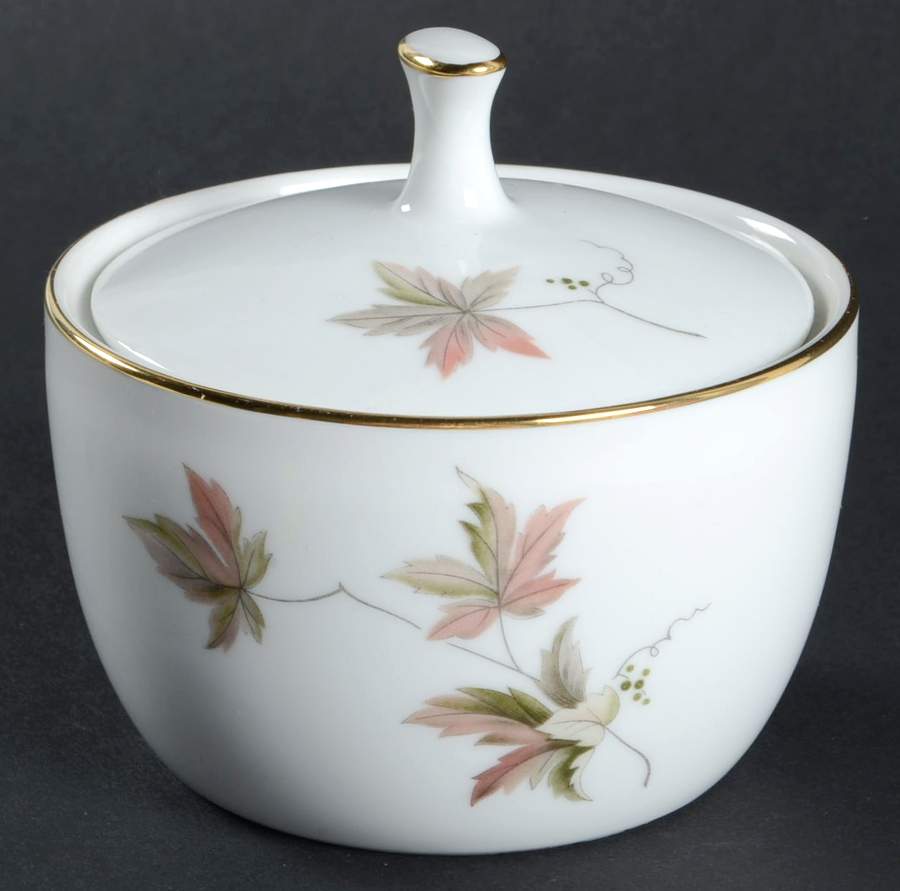 Benita Sugar Bowl & Lid by Noritake-1