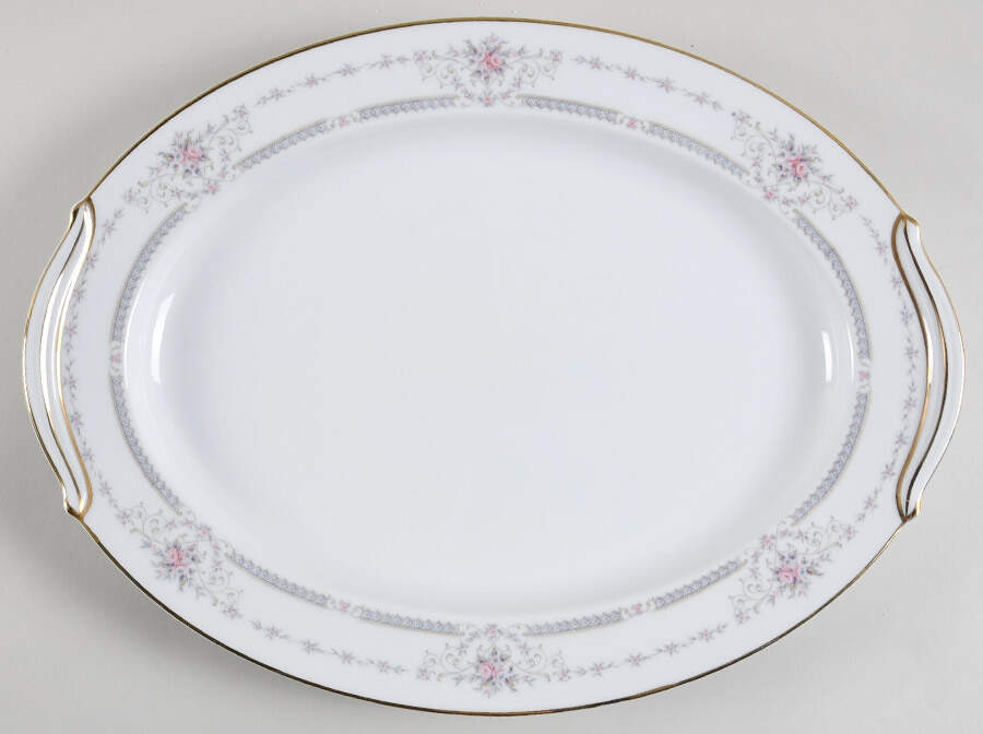Benton 16" Oval Serving Platter by Noritake-1